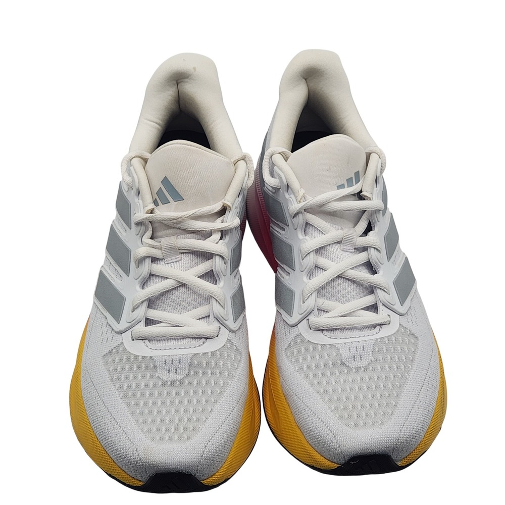 Adidas Ultrarun 5 Womens Running Shoes Size 10 White Silver Gradient IE8808